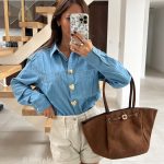 chemise en jean femme