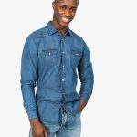 chemise en jean homme