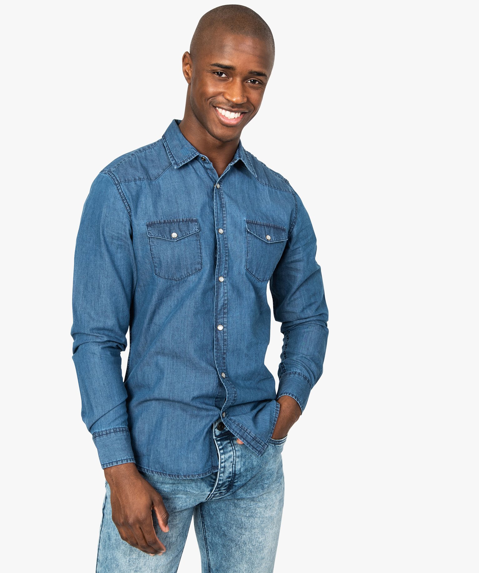 chemise-en-jean-homme-495phs-1.jpg chemise en jean homme – Image 1