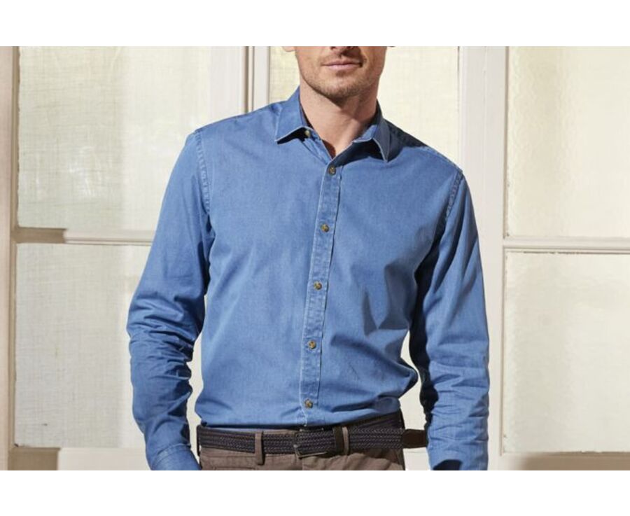 chemise-en-jean-homme-694hih-1.jpg chemise en jean homme – Image 1