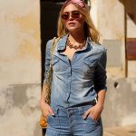 chemise jean femme