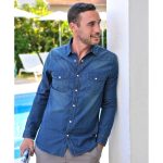 chemise jean homme