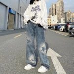 jean baggy femme