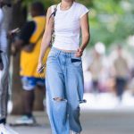 jean baggy femme