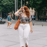 jean blanc femme
