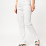 jean blanc femme