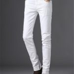 jean blanc homme