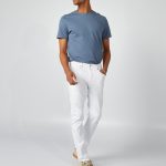 jean blanc homme