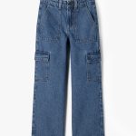 jean cargo femme