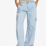 jean cargo femme