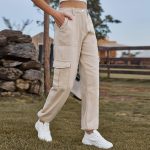 jean cargo femme