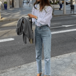 jean droit femme