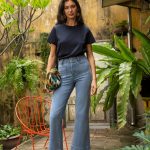 jean flare femme