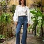 jean flare femme