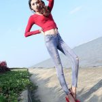 jean skinny femme
