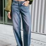 jean taille basse femme