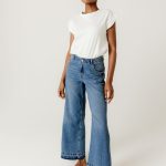 jean taille haute femme