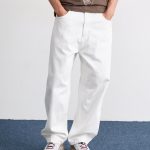 jeans blanc homme
