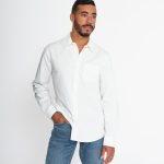 jeans blanc homme