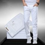 jeans blanc homme
