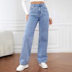 jeans femme taille haute