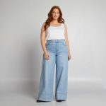 jeans large femme