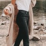 jeans noir femme