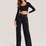 jeans taille haute