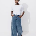 jeans taille haute femme