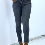 jeans taille haute femme