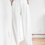 pantalon blanc femme