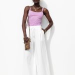 pantalon blanc femme