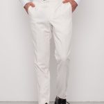 pantalon blanc homme