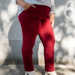 pantalon carotte femme