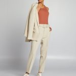 pantalon carotte femme