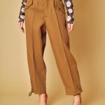 pantalon carotte femme