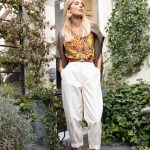 pantalon carotte femme