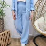 pantalon femme taille haute