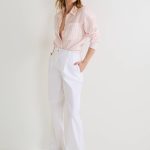 pantalon lin femme