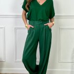 pantalon lin femme
