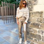 pantalon simili cuir