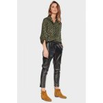 pantalon simili cuir femme