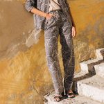 pantalon taille haute femme