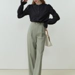 pantalon vert femme