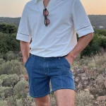 short en jean homme